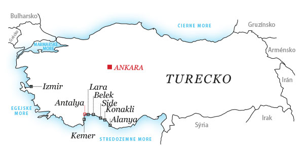 kemer turecko mapa Dovolenka Turecko   Leto 2019 | Koala Tours kemer turecko mapa
